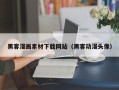 哈尔滨黑客漫画素材下载网站（黑客动漫头像）